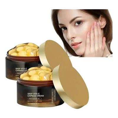 Jjlrrr)crema Profunda En Cápsulas De Vitamina C, Loción Core