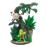 Pokemon Select Series 3 Figura Mankey & Treecko Wild Jungle 