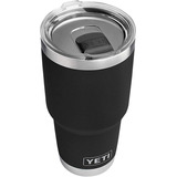 Vaso Yeti De Acero Inoxidable, Con Tapa, 890 Ml, Negro