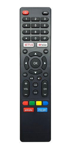 Controle Remoto Para Tv Multilaser Smart Tl020 Tl024 