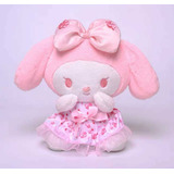 Peluche Importado My Melody Con Vestido Y Moño Kawaii Sanrio