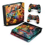 Skin Para Ps4 Slim Adesivo - Modelo 380