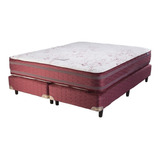 Sommier Americana Suavestar Insignia Rouge Insignia Súper Queen De 200cmx160cm  Bordó