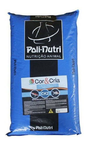 Ração Poli-nutri Ck2 Crescimento Para Carpa E Kinguio 15kg