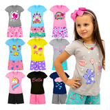 Kit 8 Peças De Roupa Infantil Menina Atacado Feminino Verão