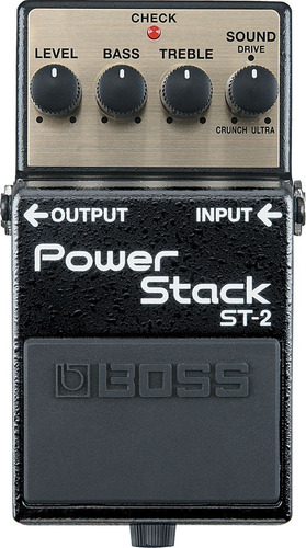 Pedal Compacto Power Stack St-2 Boss Color Negro