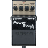 Pedal Compacto Power Stack St-2 Boss Color Negro