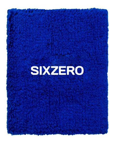 Muñequera Doble Sixzero Tenis Padel X Unidad Algodón Color Azul Talle Adulto