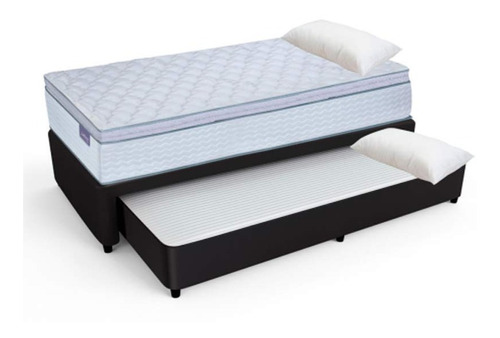 Sommier Doble Inducol 90x190 April Diván Cama Dual Chenille 