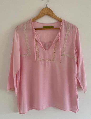 Rapsodia. Blusa Rosa Mujer. Talle S