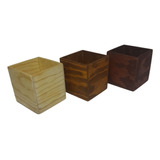 3 Cajas De Madera (triplay) Muebles Hogar Decorar