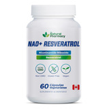 Nad+ 100 Mg Resveratrol 200 Mg 60 Días Sabor Natural