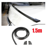 1.5m Car Universal Carbon Fiber Tail Wing Carbon Black