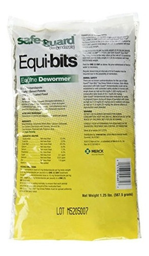 Intervet Safeguard Dewormer Pellets Para Caballos 125 Libras