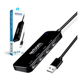 Hub Usb 2.0 4 Em 1 480mbps - Exbom Uh-25x