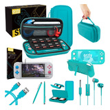 Orzly Switch Lite Accessories Bundle - Funda Y Protector De.