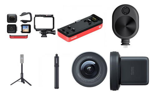 Insta360 Kit One R Twin Edition + Lente Leica Y Accesorios