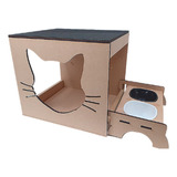 Nicho Para Gatos Comedouro Mdf Espessura 6mm 100% Montado