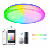 Lámparas De Techo Decorativa Para Sala Inteligente Alexa Rgb