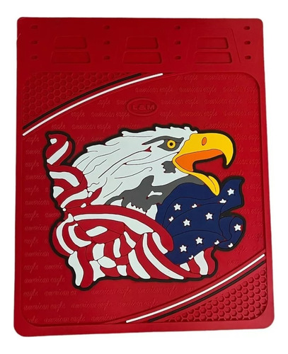 Par Loderas Flexibles Camión Emblema Aguila Americana