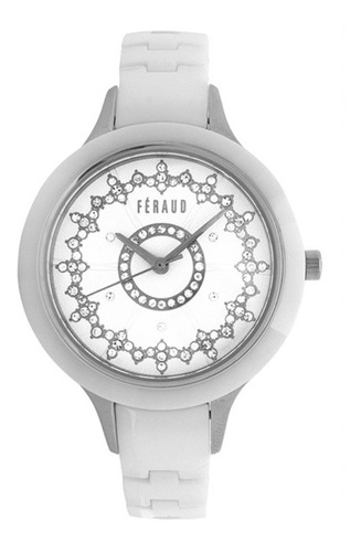 Reloj Feraud  Ceramica Mujer Sumergible Lf30019lb