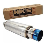 Tubo De Escape Muffler Hks 3 X 4.5 Alto Flujo Jasma