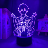 Lámpara Manga 3d Toradora Para Habitación Infantil Decoració