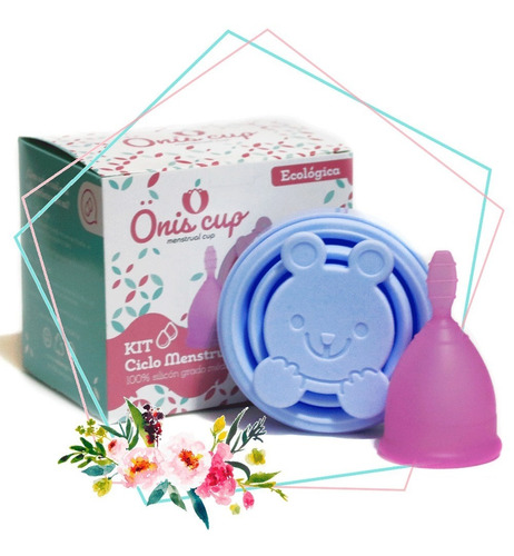 Copa Menstrual Onis Reusable Vaso  Y Bolsa De Viaje + Manual