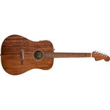 Guitarra Electroacústica Fender Redondo Special Caoba Sólida