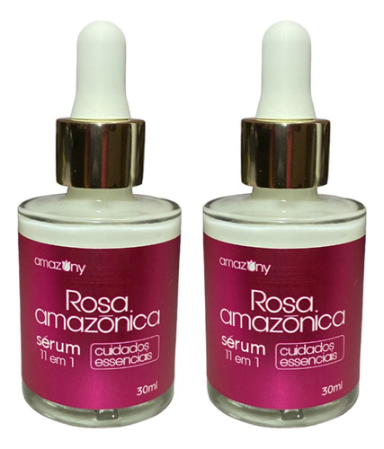 Rosa Amazônica Sérum Anti Rugas Premium Original 2un