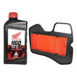 Kit Service Honda New Wave 2014 Filtro Aire Hgo 10w30 M1