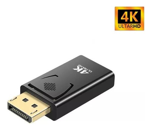 Adaptador Displayport  A Hdmi Macho A Hembra 4k Full Hd