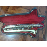 Saxofone Barítono Selmer Com Lá Grave - Estojo De Luxo Case