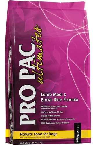 Comida Perro Pro Pac Adulto Cordero/arroz 12 Kg 