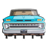 Portallaves Chevrolet C10 1964 Celeste 22,5 X 32 Cm