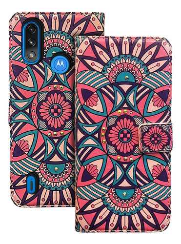 Carcasa Para Motorola Flipcover Premium Elegante Estampados