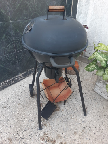 Parrilla Móvil De Acero + Bracero De Regalo