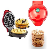 Mini Máquina 350w Elétrica 110v Faz Panqueca Waffle Grill