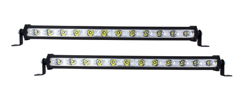 Par De Faros Luz Blanca Fija Y Estrobo 12 Leds 60w Tunelight