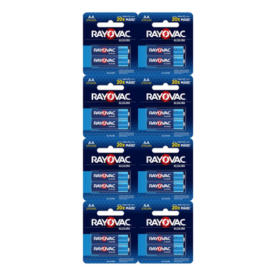 16 Pilhas Alcalinas Rayovac Pequena Aa (multiblister) | MercadoLivre