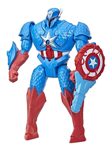 Figura Mechstrike Capitan America Armadura De Caza F5072