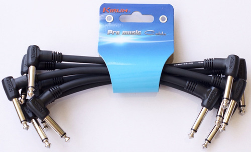 Set 6 Cables Kirlin I6243 Inter Pedales Efectos Guitarra /