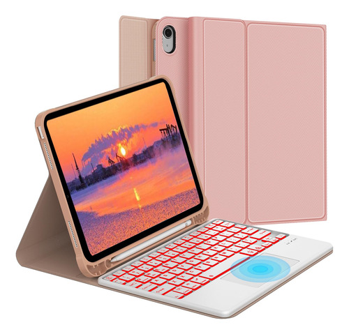 Funda Para iPad De 10.ª Generacion Con Teclado Tactil De 10.