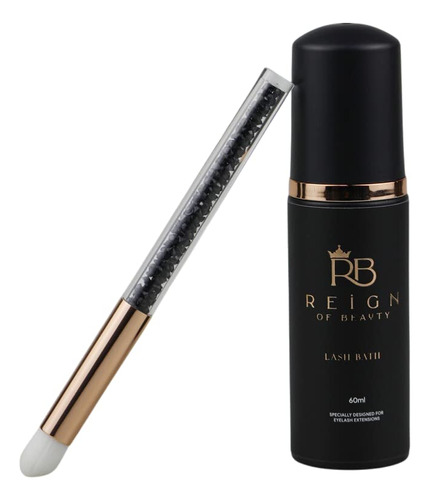 Limpiador De Extensiones De Pestañas Reign Of Beauty Lash Ba