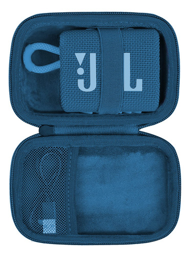 Estuche Rigido Resistente Para Jbl Go3 Co2crea Azul