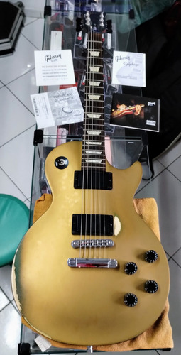 Guitarra Gibson Les Paul Lpj Goldtop C/ Tags E Bag Originais