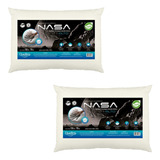 Kit 2 Travesseiros Nasa-x Alto Duoflex Ns3100 50x70 Branco