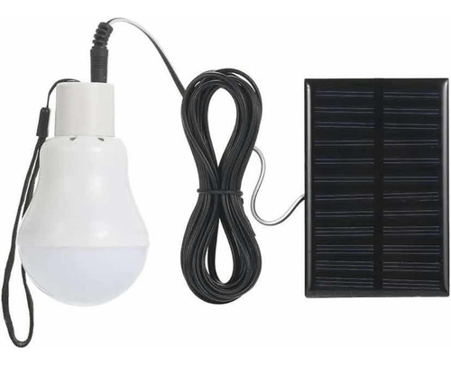 Lampara Ampolleta Led 800mah Panel Solar Camping G3