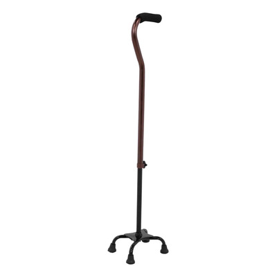 Baston Para Caminar 4 Patas Ortopedico Ajustable Adulto Onof Color Café | MercadoLibre