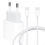 Kit Carregador Turbo 20w + Cabo Usb-c iPhone 15 Original Nfe